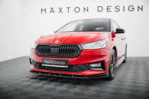 Skoda Fabia Monte Carlo Mk4 2021+ Frontsplitter / Frontläpp Maxton Design